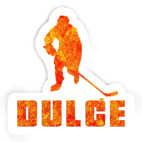 Dulce Sticker Hockey Player Image