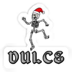 Squelette de Noël Autocollant Dulce Image