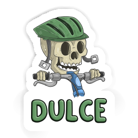 Dulce Sticker Bicycle Rider Image