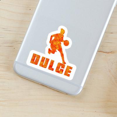 Sticker Dulce Basketball Player Notebook Image