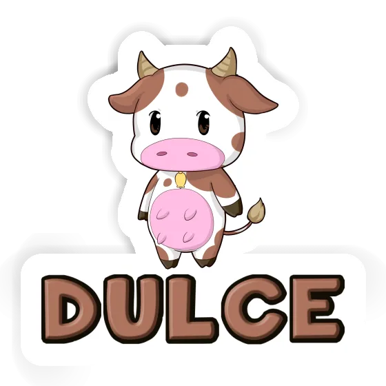 Cow Sticker Dulce Image