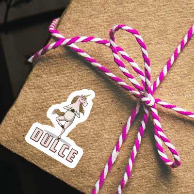 Sticker Dulce Yoga Unicorn Laptop Image