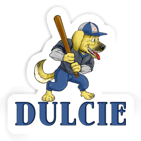 Sticker Baseball Dog Dulcie Image