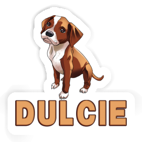 Sticker Boxer Dog Dulcie Image