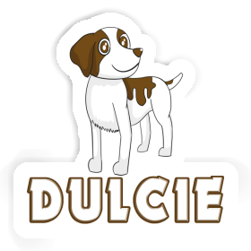 Sticker Dulcie Brittany Dog Image