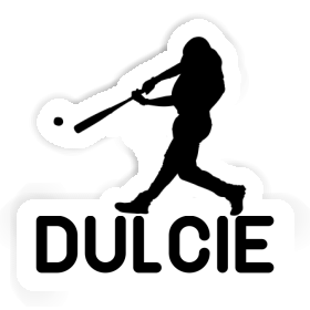 Dulcie Sticker Baseball Player Image