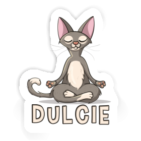 Sticker Yoga Cat Dulcie Image