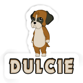 Sticker Dulcie German Boxer Image