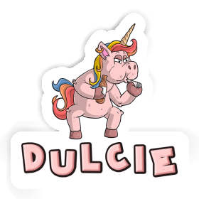 Sticker Dulcie Smoking Unicorn Image