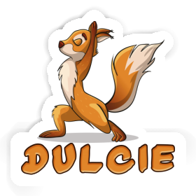 Sticker Yoga Squirrel Dulcie Image