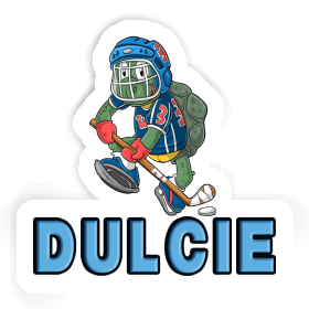 Dulcie Sticker Hockey Player Image