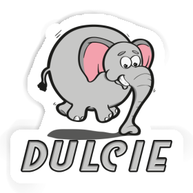 Sticker Dulcie Jumping Elephant Image