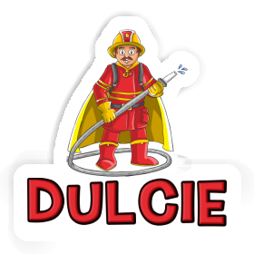 Sticker Dulcie Firefighter Image