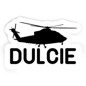 Sticker Dulcie Helicopter Image