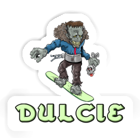 Sticker Dulcie Snowboarder Image