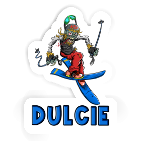 Sticker Dulcie Freeride Skier Image