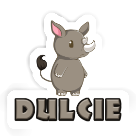 Sticker Dulcie Rhino Image