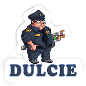 Sticker Dulcie Police Officer Image