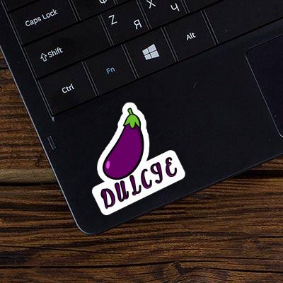 Dulcie Sticker Eggplant Laptop Image