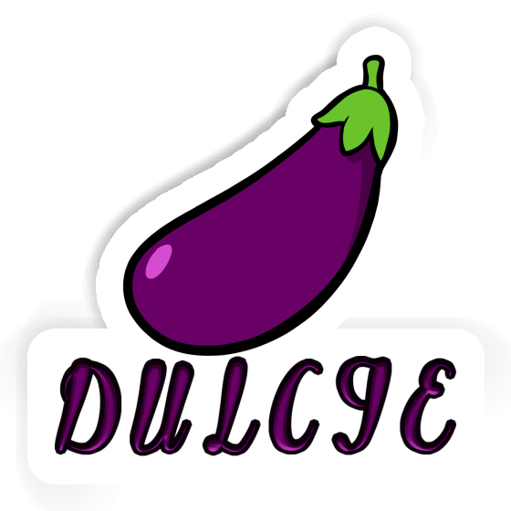 Dulcie Sticker Eggplant Notebook Image