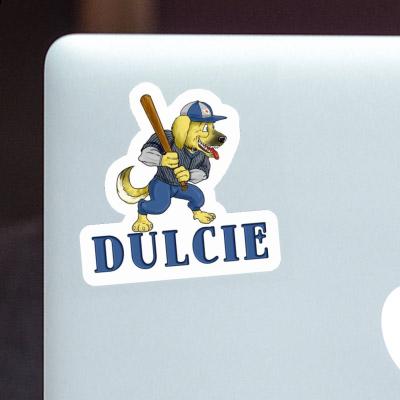 Sticker Baseball Dog Dulcie Notebook Image