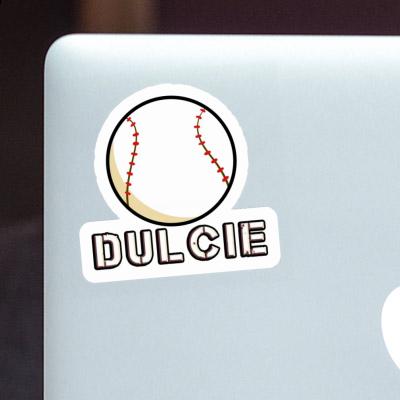 Dulcie Autocollant Baseball Laptop Image