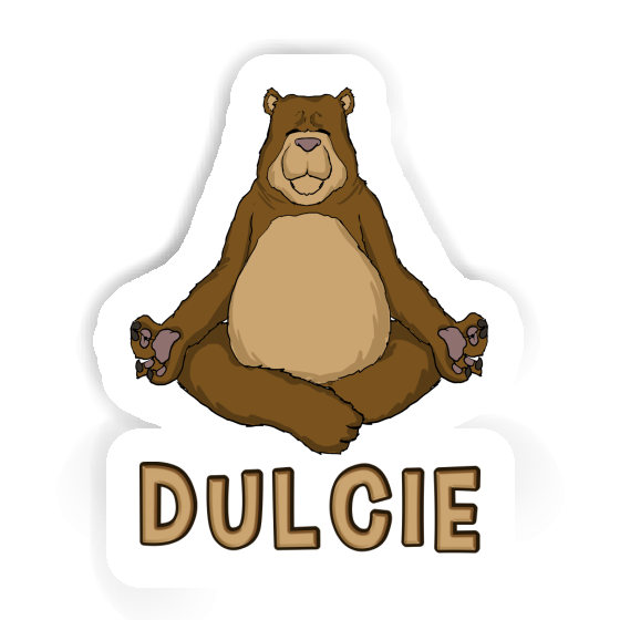 Sticker Yoga Bear Dulcie Notebook Image