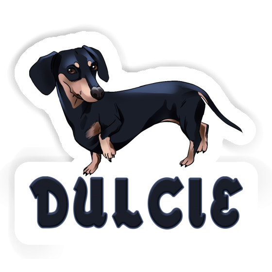 Teckel Autocollant Dulcie Gift package Image