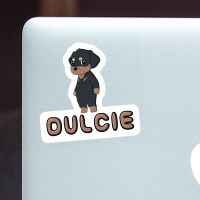 Rottweiler Sticker Dulcie Laptop Image