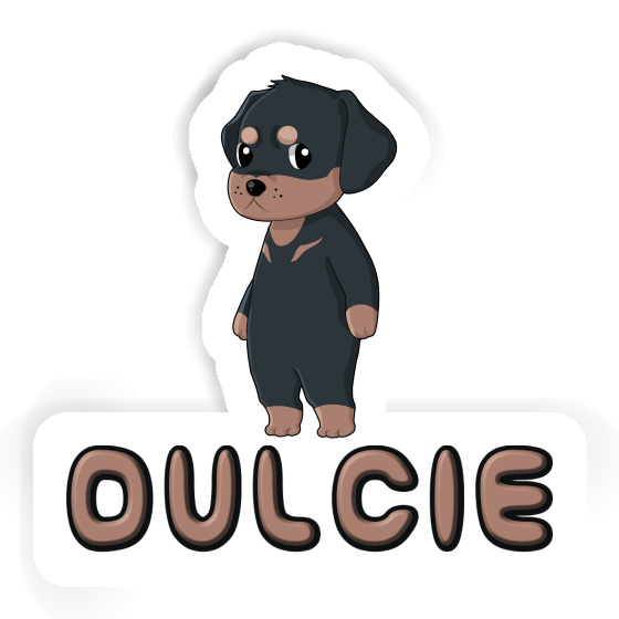 Rottweiler Sticker Dulcie Image