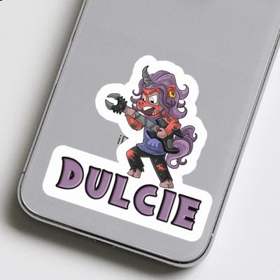 Sticker Rocking Unicorn Dulcie Laptop Image