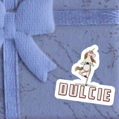 Sticker Yoga Unicorn Dulcie Notebook Image