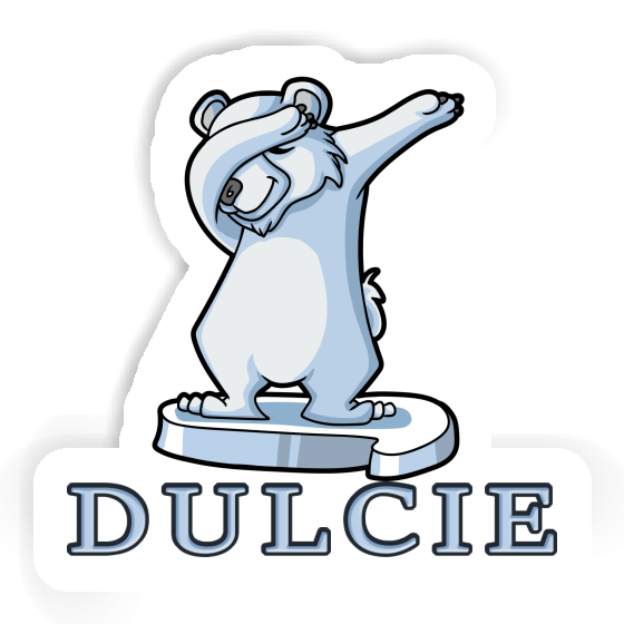 Polar Bear Sticker Dulcie Laptop Image