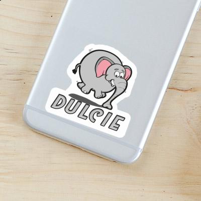 Sticker Dulcie Jumping Elephant Notebook Image