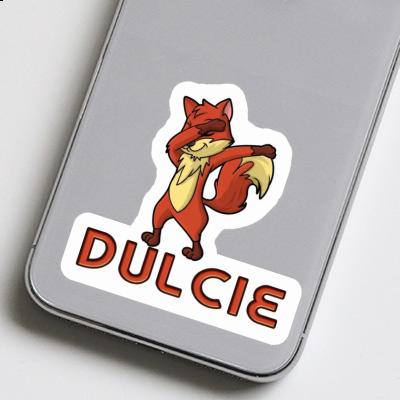 Sticker Dabbing Fox Dulcie Laptop Image