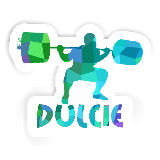 Dulcie Sticker Weightlifter Laptop Image