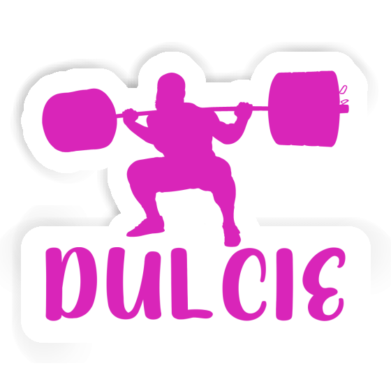 Sticker Dulcie Weightlifter Laptop Image