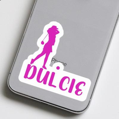 Dulcie Sticker Golfer Notebook Image