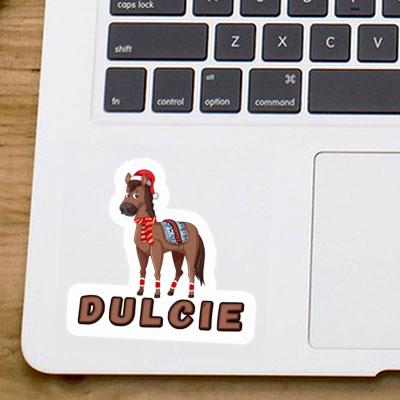 Dulcie Sticker Christmas Horse Image