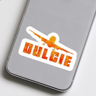 Sticker Dulcie Airplane Laptop Image