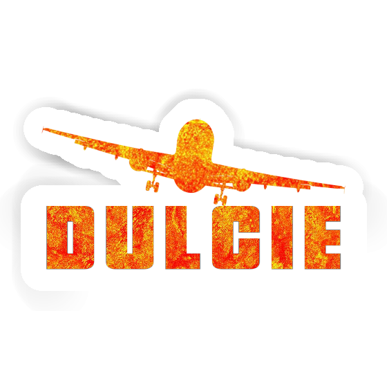 Sticker Dulcie Airplane Laptop Image