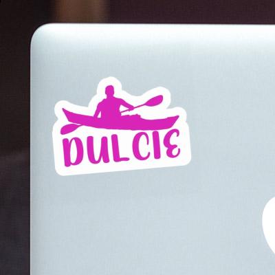 Dulcie Autocollant Kayakiste Laptop Image