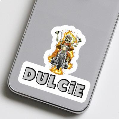 Sticker Motorbike Rider Dulcie Laptop Image