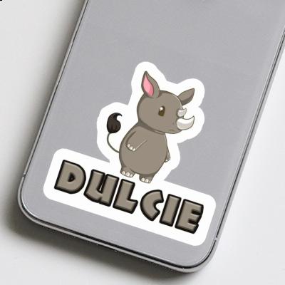 Sticker Dulcie Rhino Notebook Image