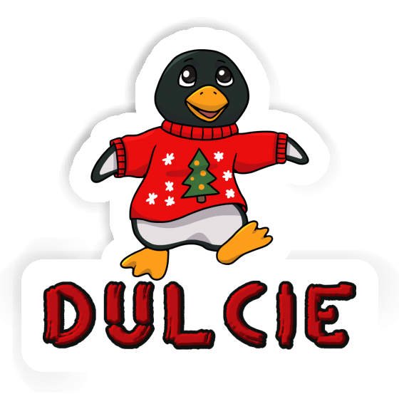 Sticker Christmas Penguin Dulcie Gift package Image