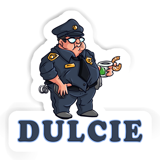 Sticker Dulcie Police Officer Notebook Image