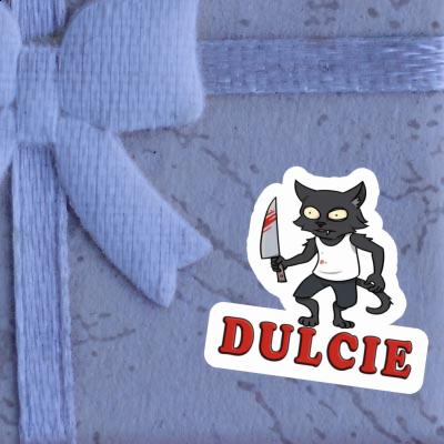 Autocollant Chat psychopathe Dulcie Notebook Image