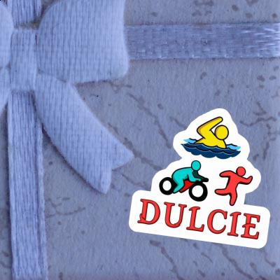 Triathlete Sticker Dulcie Laptop Image