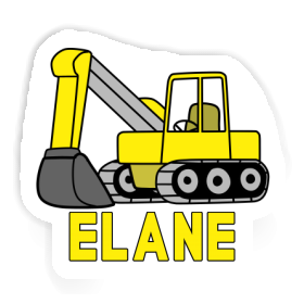 Sticker Excavator Elane Image