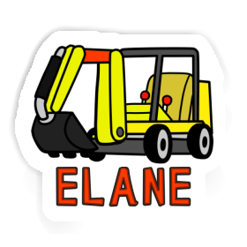 Autocollant Elane Mini-pelle Image